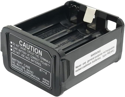 Replacement Battery Case (6*AA) Battery Storage Shell for Kenwood Radio TH-28 TH-48 TH-78HT