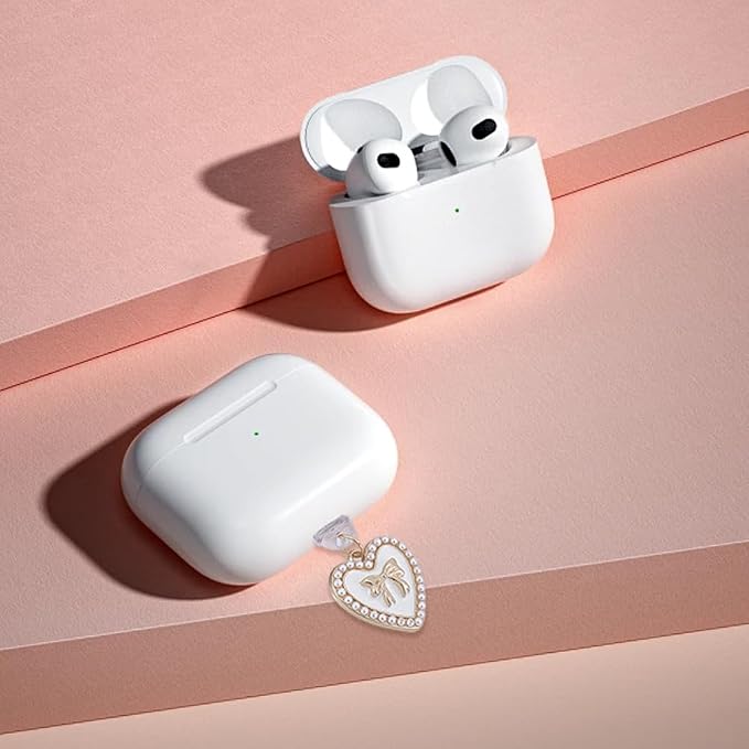 8Pcs 8 Styles Charms for Kindle Heart Bow Mushroom Cherry Flower Dust Plug Charm Compatible with Kindle E-Reader Phone Type C Charging Ports Gift for Book Lover Readers Men Women