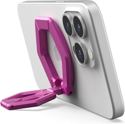 URBAN ARMOR GEAR UAG Magnetic Phone Ring Stand Compatible with MagSafe Magnet, Removable Metal Finger Ring Grip & 360 Rotation Adjustable Kickstand for iPhone 17, Galaxy S26, Orchid Pink