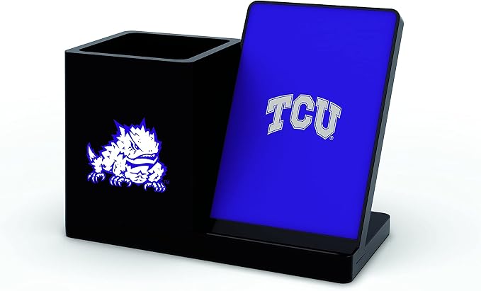 SOAR NCAA Unisex Cell Phone Wireless Charging Stand and Desktop Organizer
