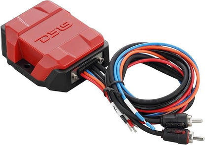 DS18 BTC-Five Bluetooth 5.3 Audio Receiver for Car, Marine & Powersports – Wireless RCA Adapter, 130ft Range, 3.3V Pre-Out, IP66 Water-Resistant, Auto Reconnect