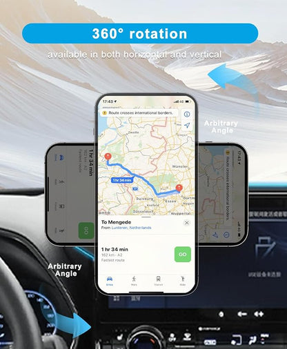 Car Phone Holder for Toyota Highlander Accessories 2020-2022 2021 Mount Cell Phone Holder Fit for Most Smartphones(2020-2022 12.3 inch Screen Only)