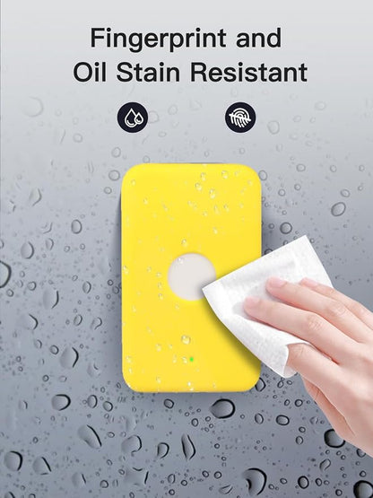 Case for Apple iPhone Air MagSafe Battery,Soft Skin Silicone Full Protective Case-Yellow