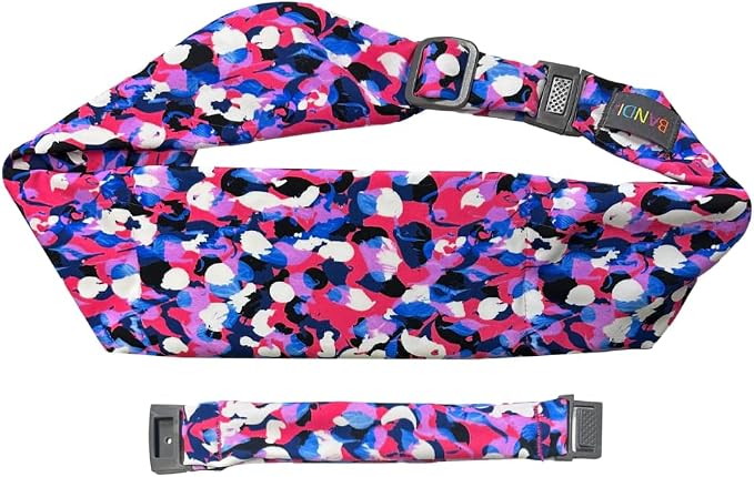 BANDI Plus Size Fanny Pack for Women - Travel-Ready Pocket Belt with Secure Hidden Money & Running Belt for Phone, Passport, Keys, & Medical Devices, Adjustable Fit, Comfortable (Vivace)