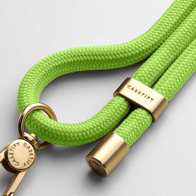 CASETiFY 6mm Rope Cross Body Strap with Card - Kiwi