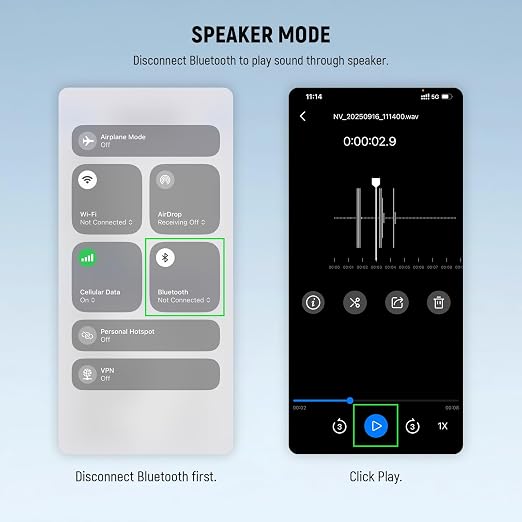 NEEWER KM23B Wireless Lavalier Microphone Bluetooth App Control, Compatible with iPhone Android Phone 8Hrs Battery Vocal Enhancement Noise Cancellation Volume Adjustment Low Cut for Streaming Vlogging