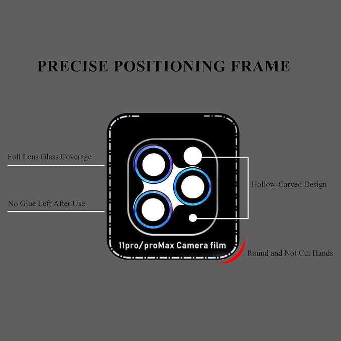 SUWEI Camera Lens Protector,for IPhone 12 Pro Max,6.7 inch, Aluminum Alloy Lens Screen Stiker Cover Film,Screenprotector Lens Shield,Bright Shiny Color. (12ProMax)