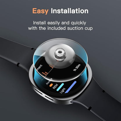 JETech Screen Protector for Samsung Galaxy Watch 9/8 40mm, 3-Pack | Tempered Glass Protection, HD Clear, Anti-Scratch Design