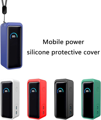 Power Banks Protector Case Sleeve for 65W 9600mAH Shockproof Covers Housing Silicone Shell Scratchproof Covers