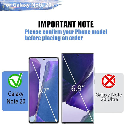 Upgraded Battery Case for Samsung Galaxy Note 20 5G, 6000mAh Rechargeable Extended Battery Charging Charger Case, Add 100% Extra Juice (6.7 Inches) Black