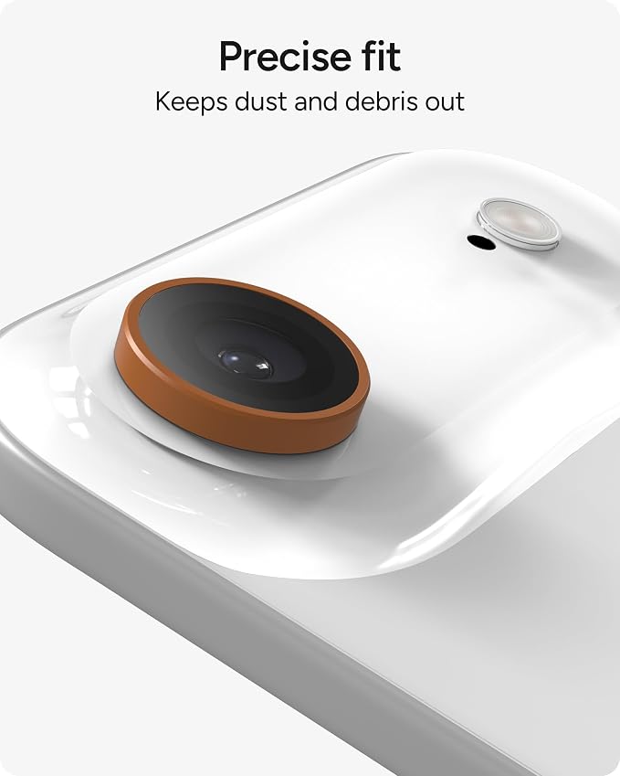 ZAGG iPhone Camera Lens Protector for iPhone Air - Orange, Camera Ring, Maximum Impact & Scratch Protection, Anti-Reflective Technology, Smudge-Resistant, Precise Fit, Glass Elite