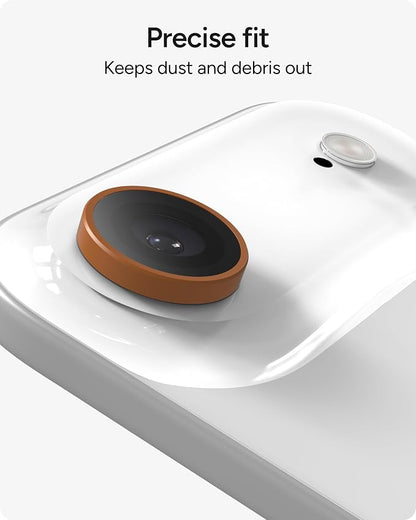 ZAGG iPhone Camera Lens Protector for iPhone Air - Orange, Camera Ring, Maximum Impact & Scratch Protection, Anti-Reflective Technology, Smudge-Resistant, Precise Fit, Glass Elite