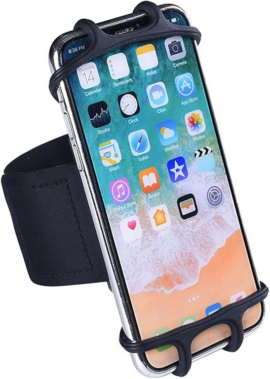 Wristband Phone Holder, Universal Cell Phone Armband for Running Walking 360° Rotation Forearm Wrist Workout Sports Arm Band Fits Samsung Galaxy A16 A15 A14 A13 A03s iPhone 16e 16 15 14 13 12 Pro Max