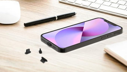 20X Anti Dust Plugs for iPhone 14, 14 Pro Max, 13, 13 Pro Max, 12, 12 Pro Max, 11, 11 Pro, X, XS, XR, 8, 7, iPhone Lightning Charging Port Dust Cover with Cleaning Brush, iPhone Silicone Dust Plugs