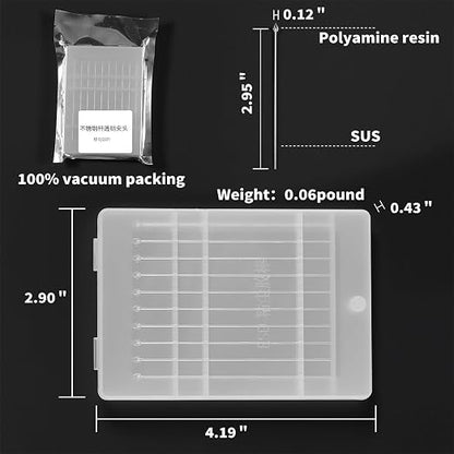 ESD Safe Anti-Static Gel Swabs for Electronics Cleaning - Stainless Steel Handle, Non-Abrasive Tips for Camera Sensor, PCB, Computer Chips, Circuit Boards | 10-Pack, No Residue, Lab Use