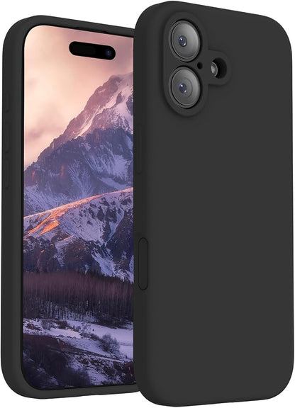 FireNova Magnetic for iPhone 17 Case, Compatible with MagSafe, [Integrated Silicone Camera Control Button] [Camera Protection] Anti-Scratch Microfiber Lining Phone Case, 6.3", Black