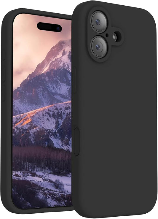 FireNova Magnetic for iPhone 17 Case, Compatible with MagSafe, [Integrated Silicone Camera Control Button] [Camera Protection] Anti-Scratch Microfiber Lining Phone Case, 6.3", Black