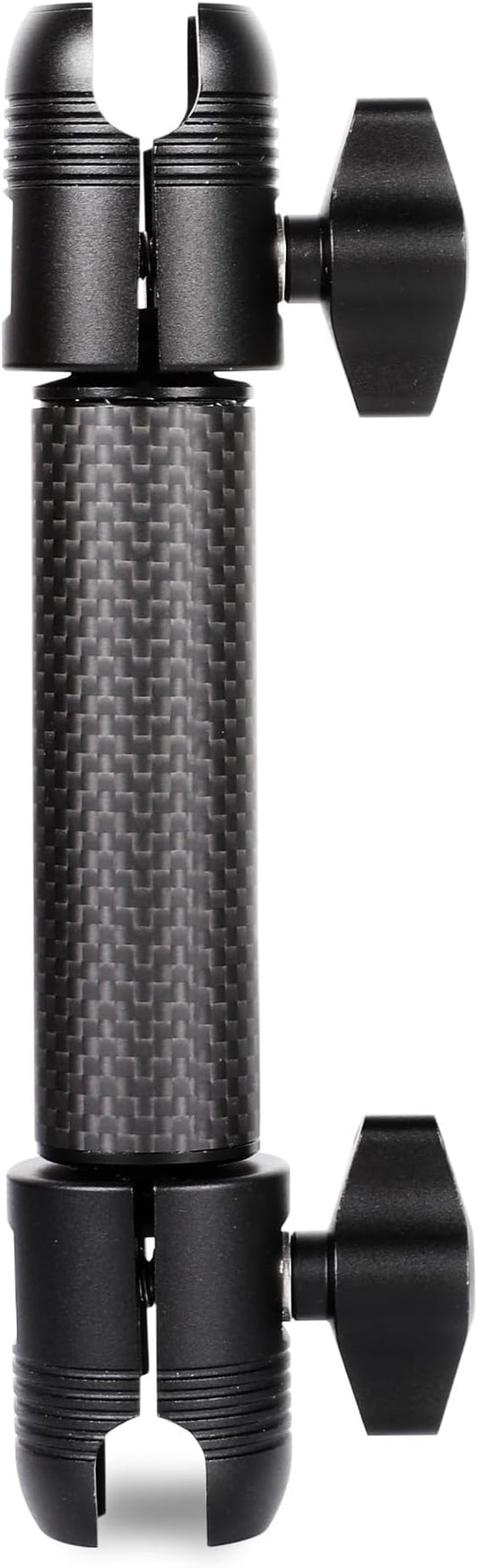 Carbon Fiber Expansion（5.9"/15cm） Double Socket Arm for 1"/25mm Ball Powerful Clamp，Compatible with RAM B Size Ball Mount