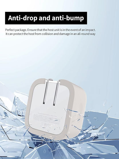 Case for Apple 40W Charger, WUNIAK Soft Silicone Protective Portable Scratch Shock Resistant Shell,Grey