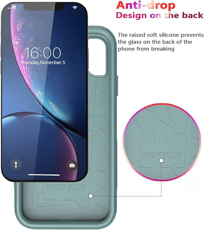 Diverbox for iPhone Xr Case [Shockproof] [Dropproof] [Dust-Proof],Heavy Duty Protection Phone Case Cover for Apple iPhone XR (Pine Green)