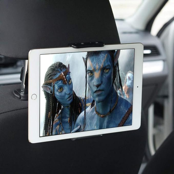 Back Tablet Holder Bracket for Tablets and Phones Headrest Mount Easy to Install Random