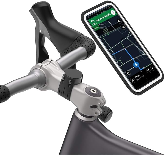 Shapeheart - Magnetic Bike Phone Holder, Anti Vibration, Waterproof Phone Holder for Bike, 360° Orientation