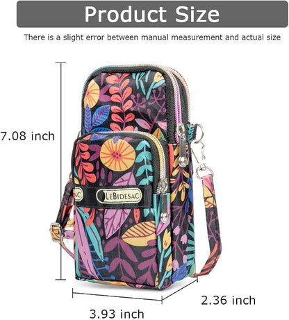 Sports Armband Outdoor Sweat-Proof Running Armbag Cross-Body Shoulder Casual Wallet Purse Gym Fitness Cell Phone Bag Key Holder for iPhone 13 Pro/ 12 Pro/Xs Max/Xr,Galaxy S10 Plus, P30 Pro (#27)