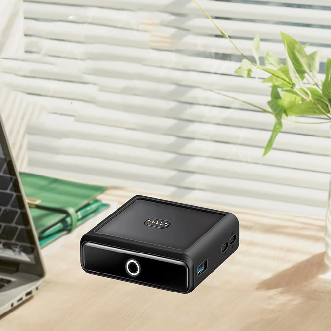 NOUKAJU Case for Anker Prime Power Bank Charging Base(100W), Silicone Protective Cover,Drop-Proof,Scratch-Proof,Shock-Proof,Protective Case for Anker Prime 27,650mAh Charging Base 100W(Black)