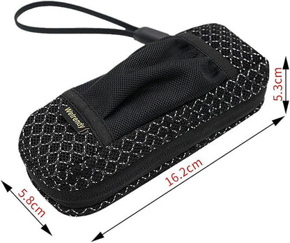 Portable Power Bank Bag for Anker A1695 Zolo 165W Power Source Breathable Ventilate Outdoors Travel Carrying Case Black