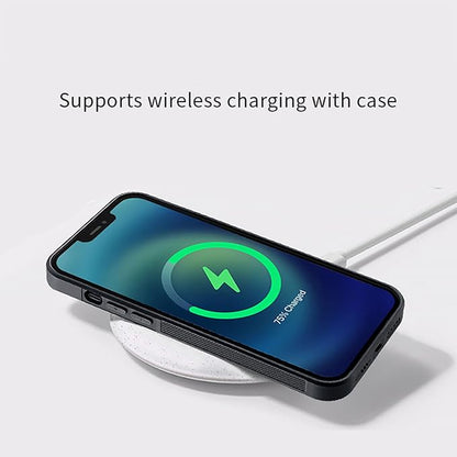 Hexafiber Phone Case,Forged Carbon Fiber Flakes Case,All-Inclusive,Support Wireless Charging,Anti-Slip Sides for iPhone Series (for iPhone 14,Silver)