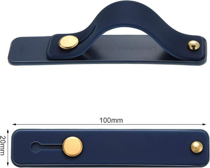 Weewooday 6 Pieces Phone Grip Holder Cell Phone Grip Strap Telescopic Finger Strap Stand Universal Finger Kickstand for Most Smartphones(Eye-catching Colors)