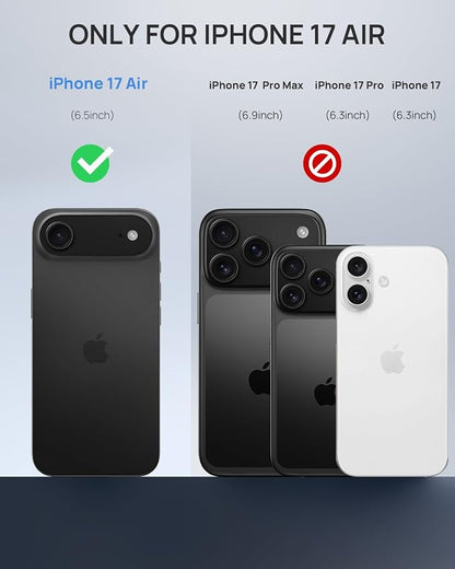 Lanhiem Magnetic for iPhone Air Phone Case, IP68 Waterproof Dustproof Phone, Compatible with Magsafe, Built-in Screen Protector, Full Body, Heavy Duty, Rugged Phone 17 Air Cover, 6.5 inch, Blue