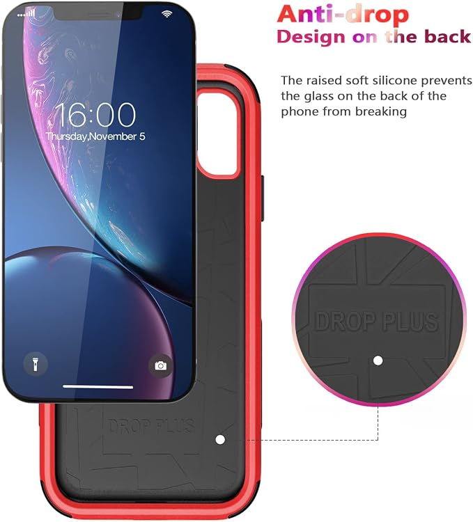 Diverbox for iPhone Xr Case [Shockproof] [Dropproof] [Dust-Proof],Heavy Duty Protection Phone Case Cover for Apple iPhone XR