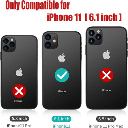 Battery Case for iPhone 11, Upgraded 7000mAh Rechargeable Portable Charging Case Compatible for iPhone 11 (6.1 inch) with Carplay Extended Battery Pack Charger Case (Black)