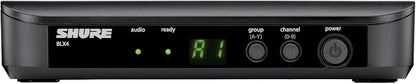 Shure BLX14/CVL Wireless Microphone System - 14-Hour Battery Life, 300 ft Range, UHF | Includes CVL Lavalier Mic, Bodypack Transmitter, Single Channel Receiver | H11 Band (BLX14/CVL-H11)