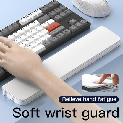 Keyboard Cleaner - Upgraded Keyboard Wrist Rest | Phone Cleaning Kit(White)