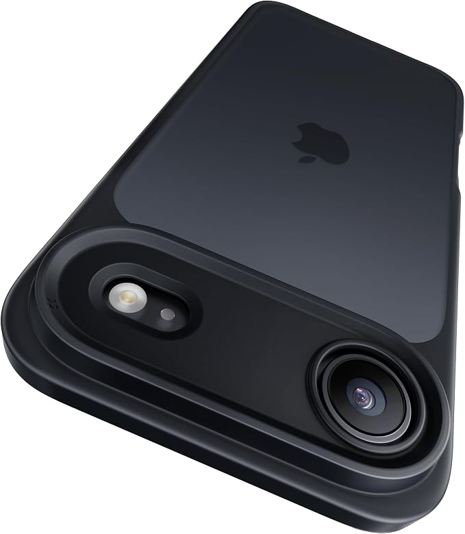 CASEKOO for iPhone 17 Air Case, [Never Yellow Technology] [Mil-Grade Drop Protection] Translucent Slim Cover Women Men for iPhone 17 Air Phone Case 6.5 inch, Frosted Black