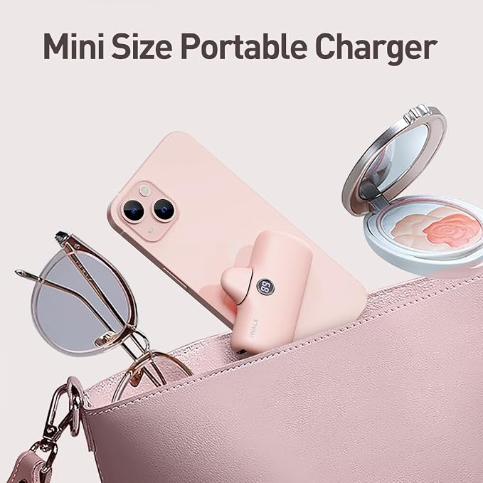 iWALK USB-C Portable Charger for iPhone 15/16, Mini 20W 4,800mAh Wireless Power Bank Fast Charging Travel Battery Pack Compatible with iPhone 16/15/15 Plus/15 Pro/15 Pro Max, Andriod Phone Samsung