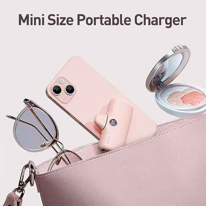 iWALK USB-C Portable Charger for iPhone 15/16, Mini 20W 4,800mAh Wireless Power Bank Fast Charging Travel Battery Pack Compatible with iPhone 16/15/15 Plus/15 Pro/15 Pro Max, Andriod Phone Samsung