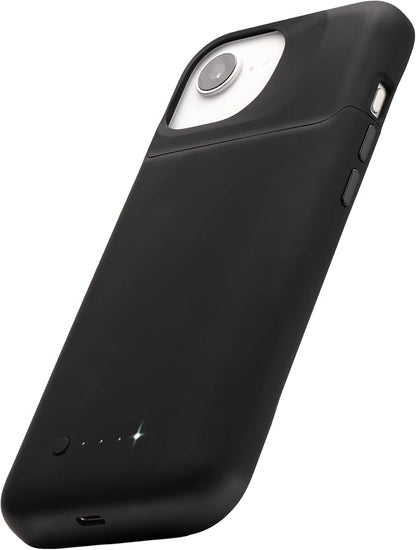 Mophie Juice Pack Battery Case for iPhone 17e/ 16e - Slim Charging Case, Magnetic Back for Wallets & Mounts, +50% Extra Battery Life, Enhanced 6-Foot Drop Protection, Sustainable Material, Black