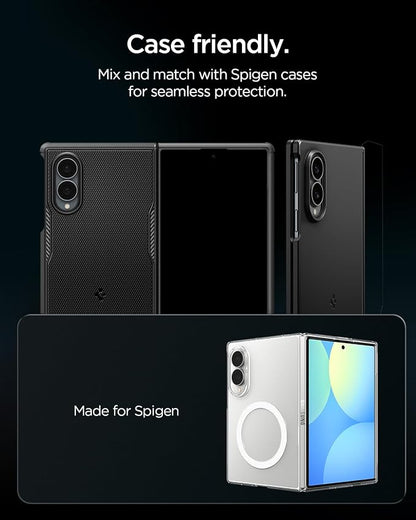 Spigen Camera Lens Protector for Galaxy Z Fold 8 - Black [2 Pack] | GlasTR EZ Fit Optik Pro, 9H+ Tempered glass, Scratch resistance, Original photo quality, Auto-align tray, Case-friendly