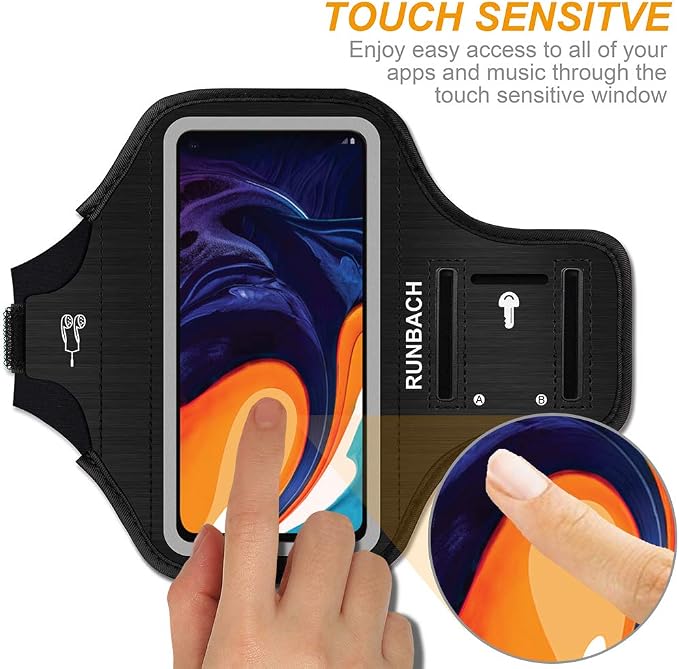 Running Armband for Samsung Galaxy A70/A60/A51/A50/A32/A30/A20/A10E/A10/A9/A9 Pro/M11/M21/M31,Sweatproof Running Exercise Bag for Samsung Phone