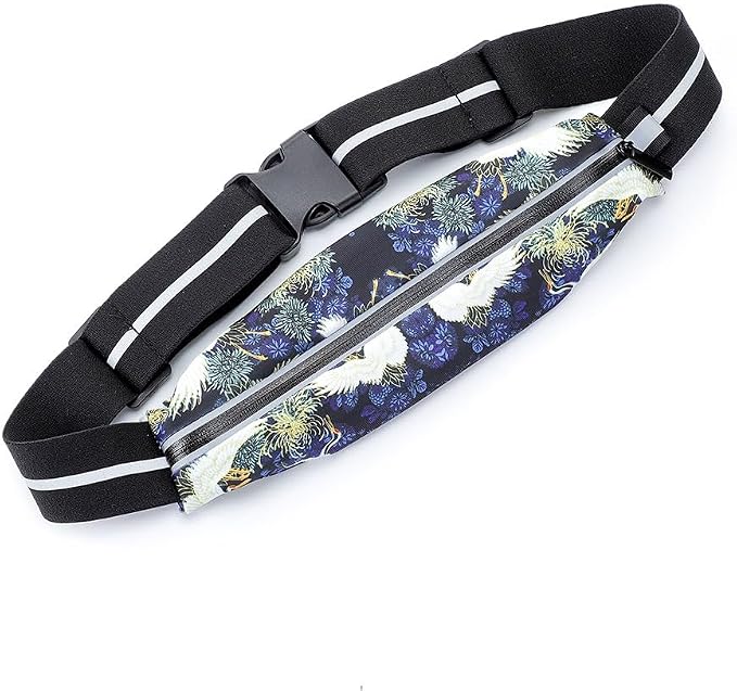 Running Belt for men,Water Resistant Fanny Pack for Women,cycling exercise travel,Reflective strips suitable for night,Slim Running adjustable size running belt bag for iPhone 17 16 15 Samsung