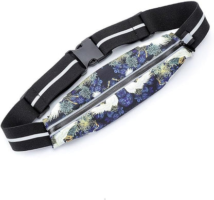 Running Belt for men,Water Resistant Fanny Pack for Women,cycling exercise travel,Reflective strips suitable for night,Slim Running adjustable size running belt bag for iPhone 17 16 15 Samsung