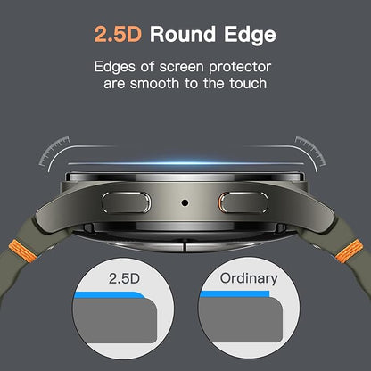JETech Screen Protector for Samsung Galaxy Watch 7/6 40mm, 3-Pack | Tempered Glass Protection, HD Clear, Anti-Scratch Design
