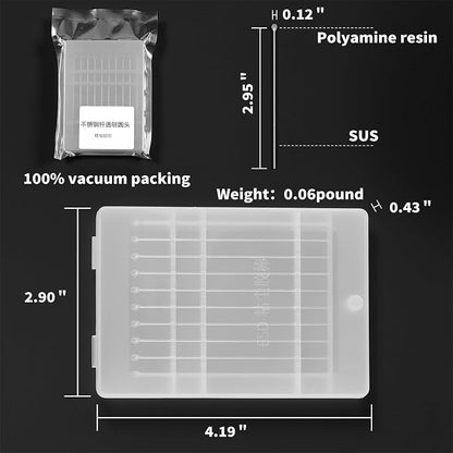 Tiny 2.5mm Cleaning Swabs – Effortlessly Clean Camera Sensors, Electronics & PCBs – ESD-Safe, No Residue, No Scratches.(Transparent-10Packs, Electrostatic adsorption)