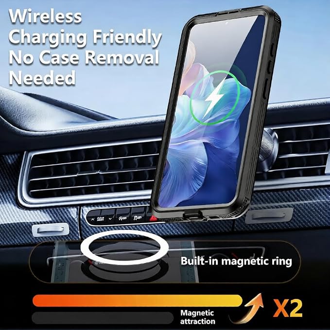for Samsung Galaxy S26 Plus Waterproof Case, Military-Grade Full Body Defense: IP68 Underwater Protection, Built-in Screen Protector & Camera Lens Cover, 10FT Waterproof Shockproof Dustproof.