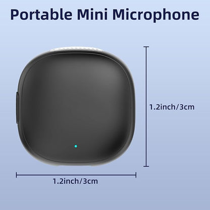 Wireless Lavalier Microphone for iPhone 17/16/15 - Ai Noise Cancelling Mini Microphone USB C Clip on Lapel Mic with Charging Case for Video Recording Vlogging Tiktok YouTube