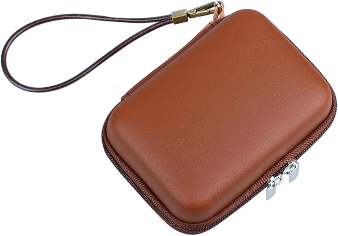 Travel Organizer EDC Pouch - PU Hard Shell Case for Electronics, 5.5x3.9 Inch, for Daily Commute, Business Trip, Weekend Getaway - Lightweight Unisex (Case Only)