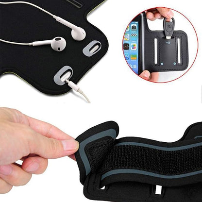 Running Armband for Samsung Galaxy A10S A20S A51 A71 A90 Adjustable Arm Case Holder for Samsung Note 10 Lite A81 M60S S11 Plus Sports Mobile Phone Bag for Exercise Gym Workout with Key Holder